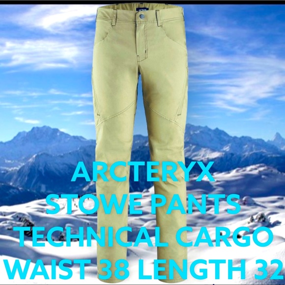 Arc'teryx Other - NWOT ARCTERYX MENS TECHNICAL CARGO PANTS IN GREEN/TAN BLEND 38 WAIST 32 LENGTH